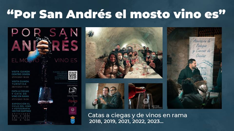 VINO EN RAMA VISITAS BODEGAS CUEVAS DUEÑAS POR SAN ANDRÉS EL MOSTO VINO ES